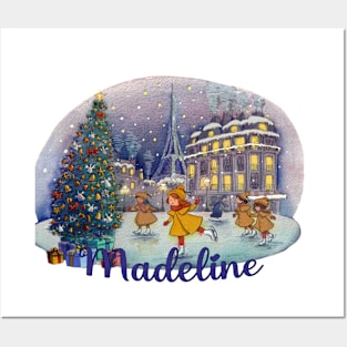 Madeline Christmas in Paris Posters and Art